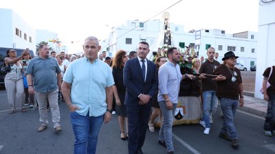 Procesión del Carmen en Valterra. Foto: La Voz