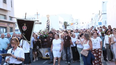 Procesión del Carmen en Valterra. Foto: La Voz