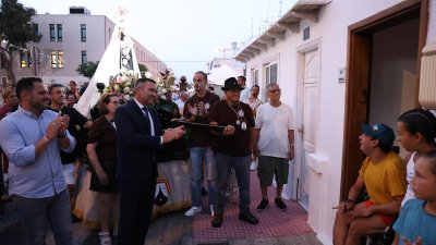 Procesión del Carmen en Valterra. Foto: La Voz