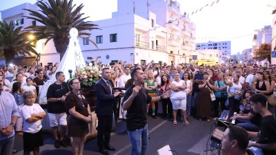 Procesión del Carmen en Valterra. Foto: La Voz
