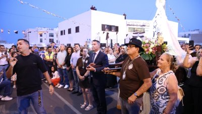 Procesión del Carmen en Valterra. Foto: La Voz