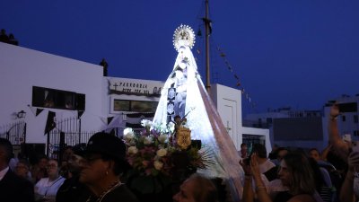 Procesión del Carmen en Valterra. Foto: La Voz