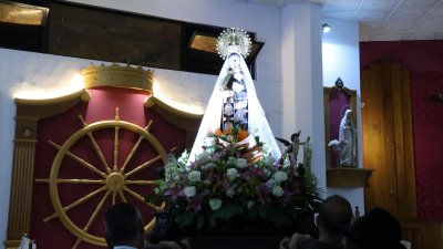 Procesión del Carmen en Valterra. Foto: La Voz