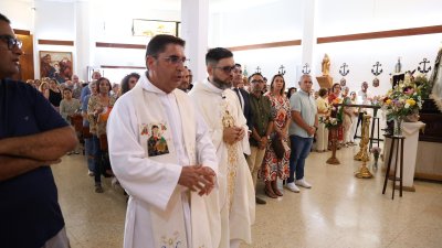 Procesión del Carmen en Valterra. Foto: La Voz