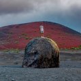La bomba volcánica de Montaña Colorada, uno de los lugares de Lanzarote viralizados en redes sin control.