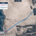 Plano de la carretera a asfaltar