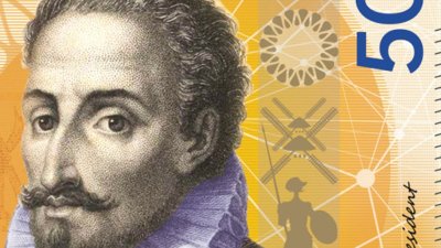 Una de las diez propuestas con Cervantes para el billete de 50 euros.
