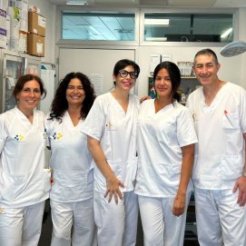 Parte del equipo de Derma del Molina Orosa