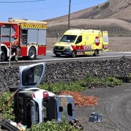 Accidente en Tías