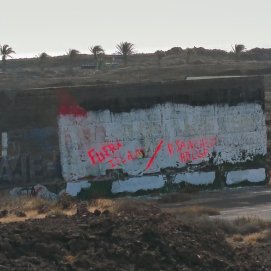 Vandalizan el mural de apoyo al pueblo palestino