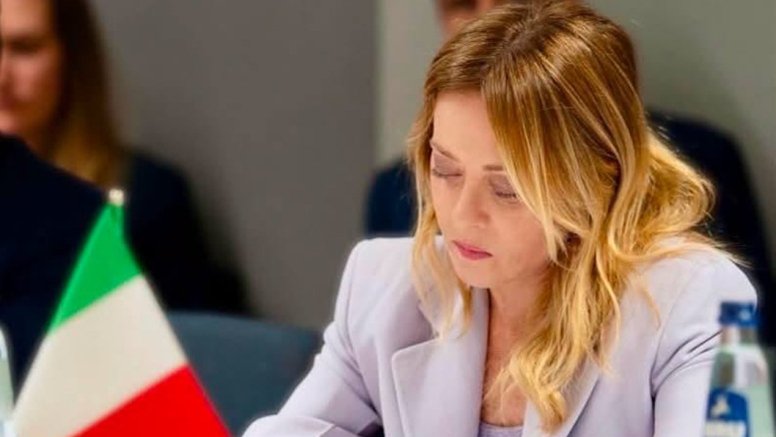 La primera ministra de Italia, Giorgia Meloni