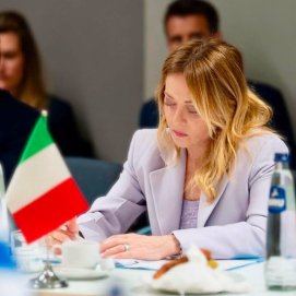 La primera ministra de Italia, Giorgia Meloni