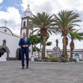 Oswaldo Betancort en la Plaza de Las Palmas