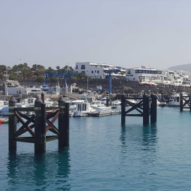 Puerto de Playa Blanca.