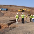 Visita a la obra de la nueva planta de compostaje