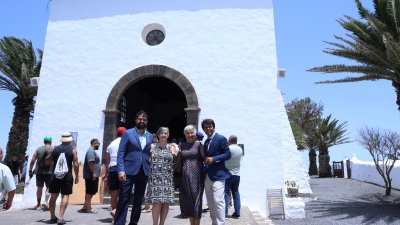Procesión de la Virgen de Las Nieves. Foto: La Voz