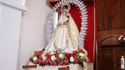 Procesión de la Virgen de Las Nieves. Foto: La Voz
