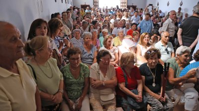 Procesión de la Virgen de Las Nieves. Foto: La Voz