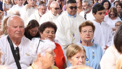 Procesión de la Virgen de Las Nieves. Foto: La Voz