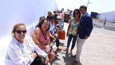 Procesión de la Virgen de Las Nieves. Foto: La Voz