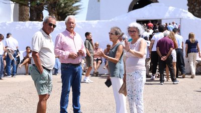 Procesión de la Virgen de Las Nieves. Foto: La Voz