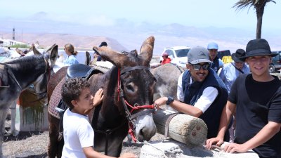 Procesión de la Virgen de Las Nieves. Foto: La Voz