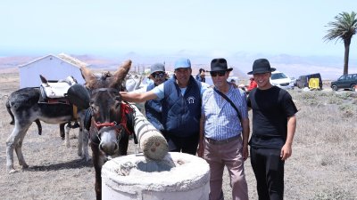 Procesión de la Virgen de Las Nieves. Foto: La Voz