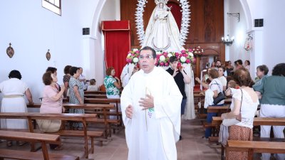 Procesión de la Virgen de Las Nieves. Foto: La Voz