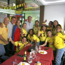Celebración del Día Nacional de Colombia en la Sociedad Democracia de Lanzarote en una imagen de archivo.