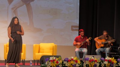 Pregón de las fiestas del Club de Lucha San Bartolomé. Foto: Jordi Vispo Rodríguez