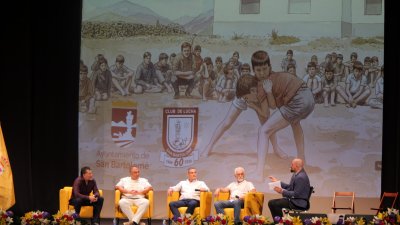 Pregón de las fiestas del Club de Lucha San Bartolomé. Foto: Jordi Vispo Rodríguez