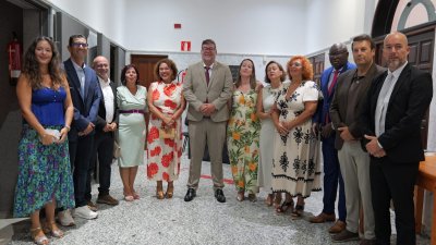 Pregón de las fiestas del Club de Lucha San Bartolomé. Foto: Jordi Vispo Rodríguez