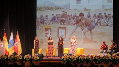 Pregón de las fiestas del Club de Lucha San Bartolomé. Foto: Jordi Vispo Rodríguez