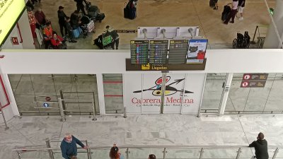 El aeropuerto de Lanzarote. Foto: David Merino.