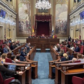 Parlamento de Canarias en una sesión ordinaria en una imagen de archivo.