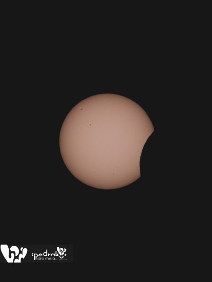Time lapse del eclipse solar desde Lanzarote. Foto: Pedro Mesa