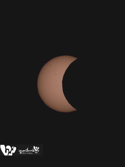 Time lapse del eclipse solar desde Lanzarote. Foto: Pedro Mesa