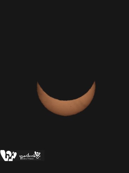 Time lapse del eclipse solar desde Lanzarote. Foto: Pedro Mesa