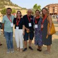 Migdalia Machín con los científicios del IAC en Palencia.