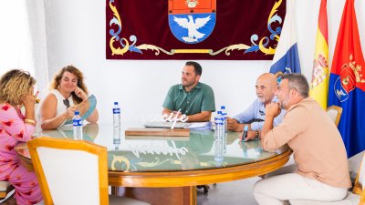 Agradecimiento de la familia en el ayuntamiento