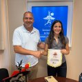 Juan Monzón con Ágata López
