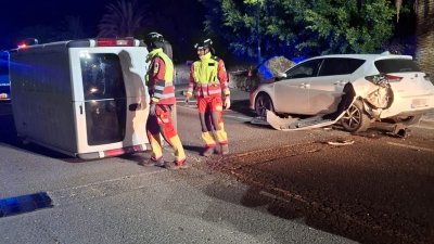 Accidente en Puerto Calero