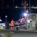 Atención a migrantes en Puerto Naos. Foto: Juan Mateos