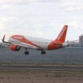 Un avión de Easyjet aterriza en Lanzarote