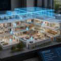 Simulación del sistema inteligente para interiores.