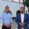 El alcalde de Arrecife y el párroco de San Ginés