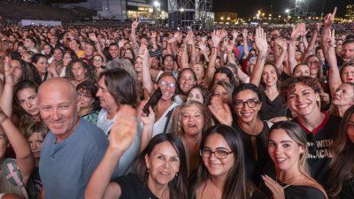 David Bisbal durante su actuación en San Ginés. Fotos: Juan Mateos.