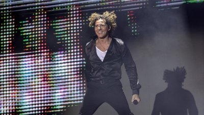 David Bisbal durante su actuación en San Ginés. Fotos: Juan Mateos.