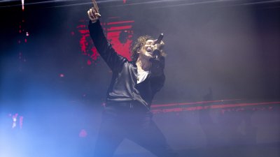 David Bisbal durante su actuación en San Ginés. Fotos: Juan Mateos.