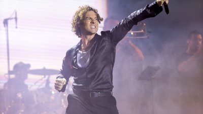 David Bisbal durante su actuación en San Ginés. Fotos: Juan Mateos.